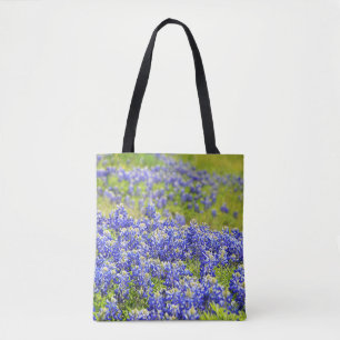 Sac fourre-tout des fleurs de bleuets du Texas