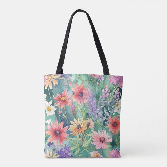 Sac fourre-tout des fleurs de printemps (Dos)