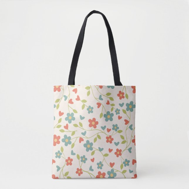 Sac fourre-tout des fleurs de printemps (Devant)