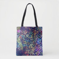 Sac fourre-tout des lettres alphabétiques de l'ens