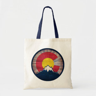sac fourre-tout des montagnes du drapeau du Colora