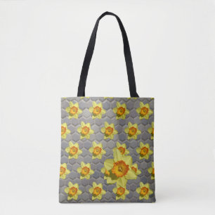 Sac fourre-tout des nuances de papier peint bleu