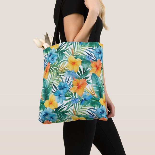 Sac fourre-tout des palmes tropicales (De près)