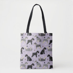 Sac fourre-tout des pattes et des os Schnauzer