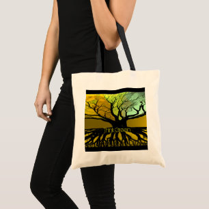 Sac fourre-tout des racines d'arbre vert - Pensez 