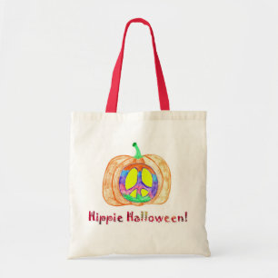 Sac fourre-tout des signes de paix Citrouille d'Hi