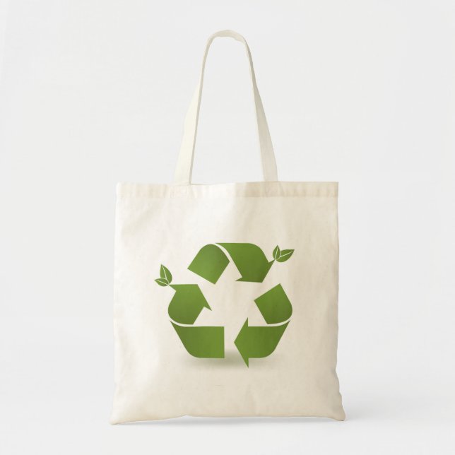 Sac fourre-tout des signes Plante vert (Devant)