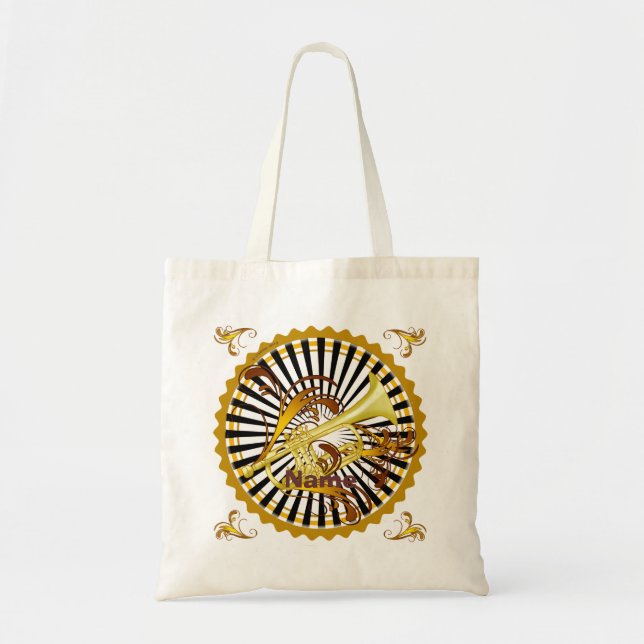 Sac fourre-tout des tourbillons de trompette (Devant)