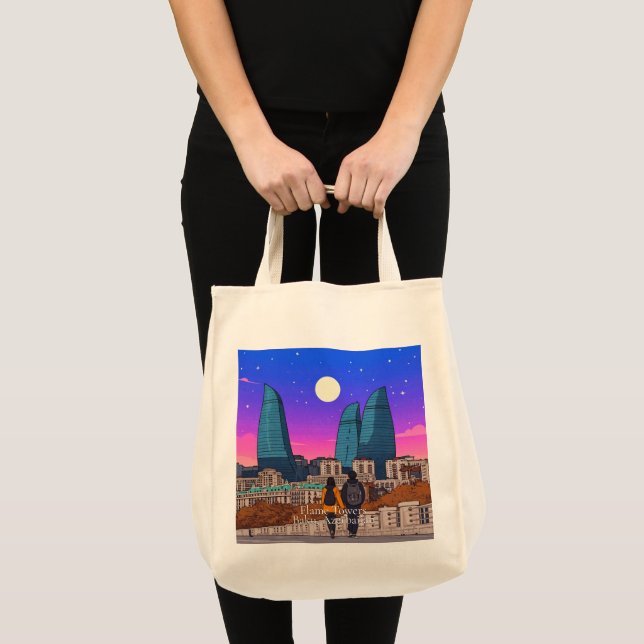 Sac fourre-tout des tours de flamme (Devant (produit))