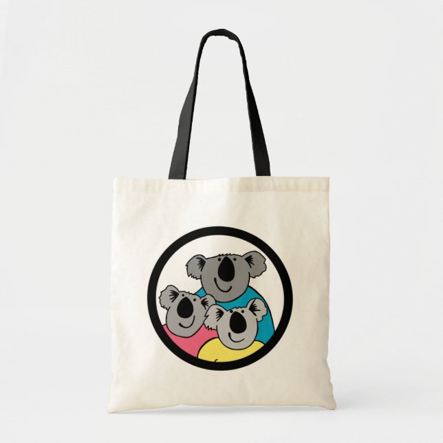 Sac fourre-tout des trois ours Koala (Devant)