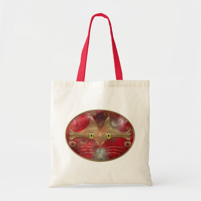 Sac fourre-tout des yeux de chat (Devant)