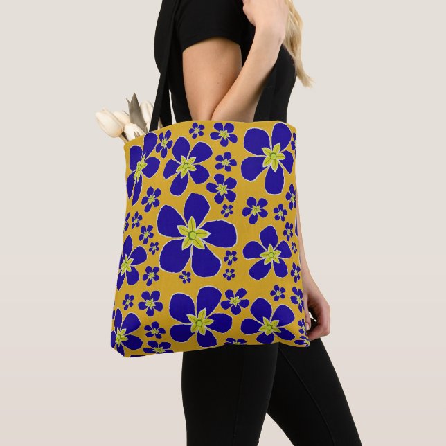 Sac fourre-tout design Blue Evening (De près)