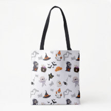 Sac fourre-tout design Halloween