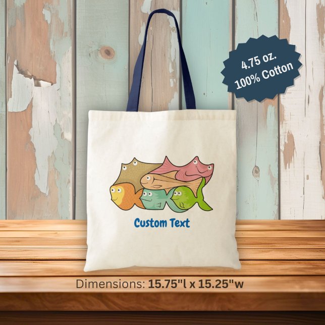 Sac fourre-tout dessin animé de poissons (Créateur téléchargé)