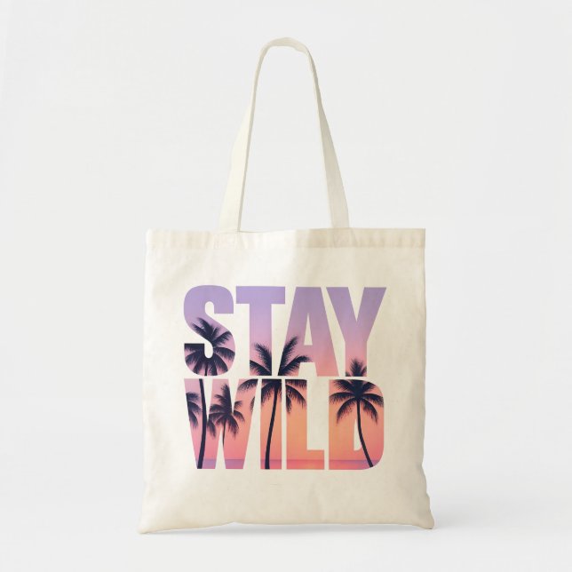 Sac fourre-tout d'été de Stay Wild (Devant)