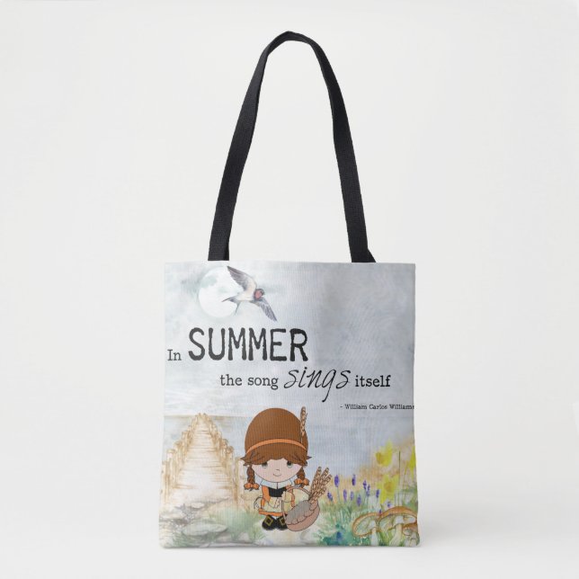 Sac fourre-tout d'été pour filles mignonnes (Devant)