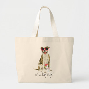 Sac fourre-tout d'été Taureau Terrier Grand
