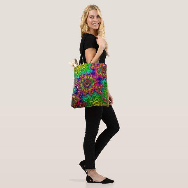 Sac fourre-tout d'explosion couleur Mandelbrot (Sur le modèle)