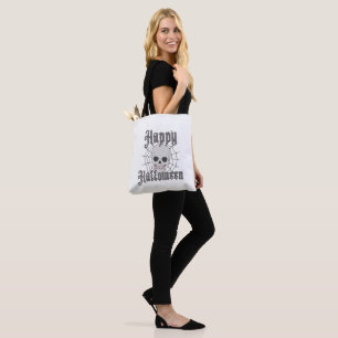 Sac fourre-tout d'Halloween Crâne et Spiderweb