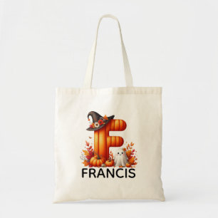 Sac fourre-tout d'Halloween monographique personna