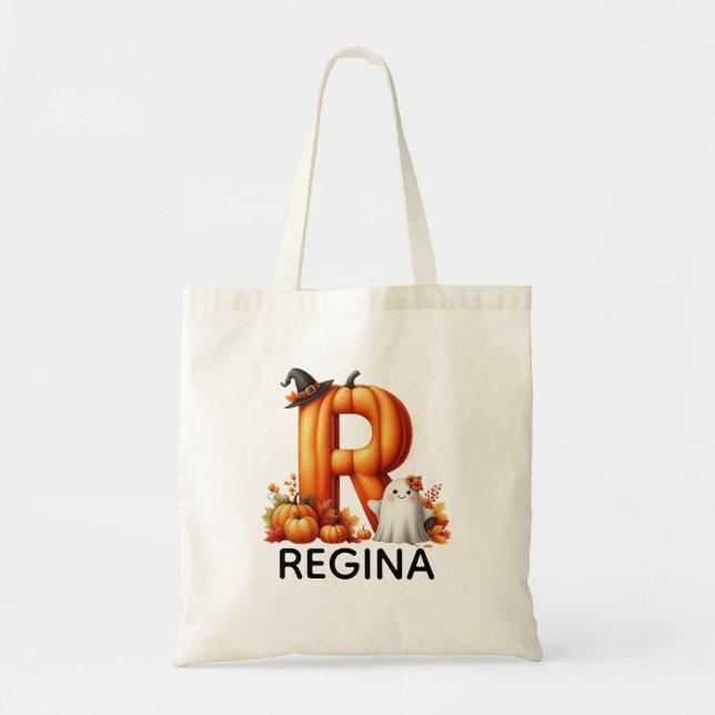 Sac fourre-tout d'Halloween monographique personna (Devant)
