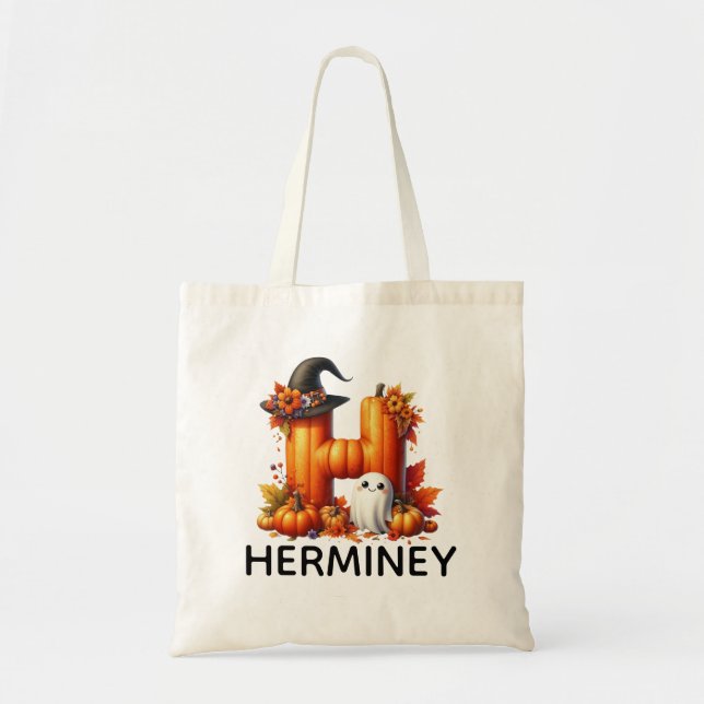 Sac fourre-tout d'Halloween monographique personna (Devant)