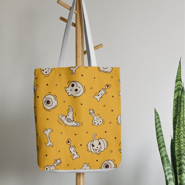 Sac fourre-tout d'Halloween Spams & Skeletons (Créateur téléchargé)