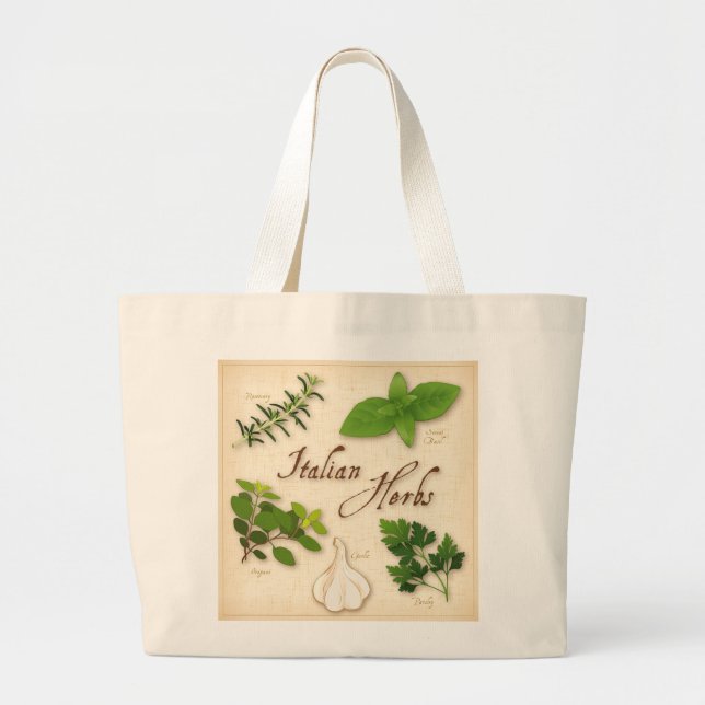 Sac fourre-tout d'herbes italiennes (Devant)