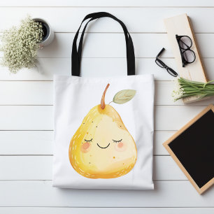 Sac fourre-tout D'Illustration De Poire Cute, Frui