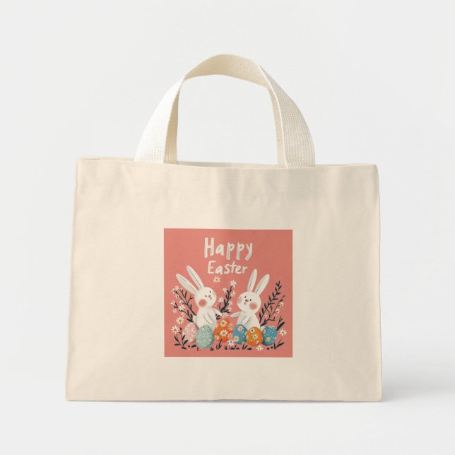 Sac fourre-tout d'illustration Pastel Cute Two Bun (Devant)
