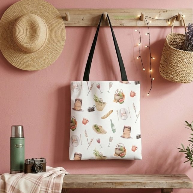 Sac fourre-tout d'illustration sucrée de l'épiceri (Créateur téléchargé)