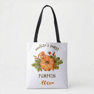 sac fourre-tout d'impression citrouille
