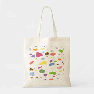Sac fourre-tout d'impression coloré Dalmatien tach