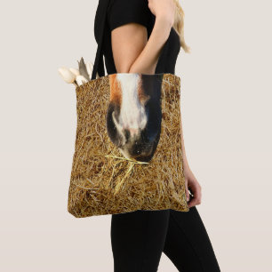 Sac fourre-tout d'impression de foin à cheval