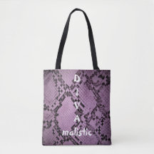SAC FOURRE-TOUT d'impression DIVAmalist Purple Sna