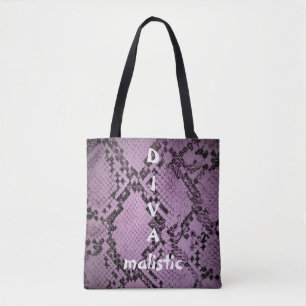 SAC FOURRE-TOUT d'impression DIVAmalist Purple Sna