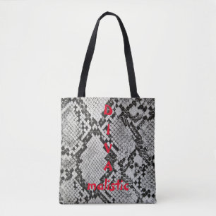 SAC FOURRE-TOUT d'impression DIVAmalist Snakeskin