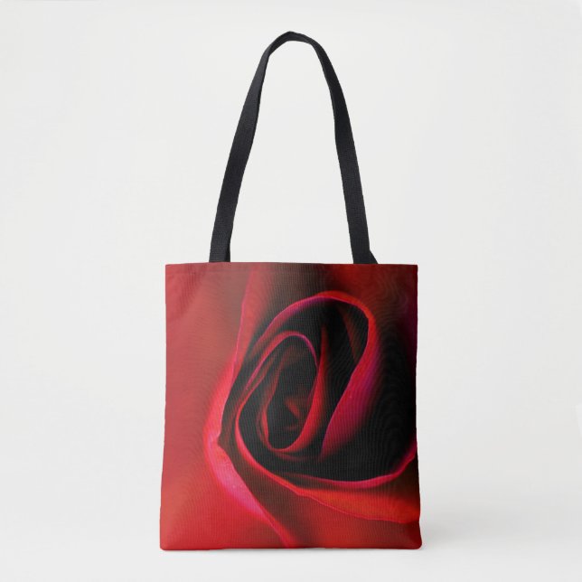 Sac fourre-tout d'impression Rose rouge (Devant)