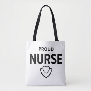 Sac fourre-tout d'infirmière fière – Design médica