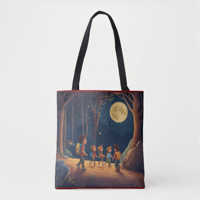 Sac fourre-tout d'innocence sur la lune (Devant)