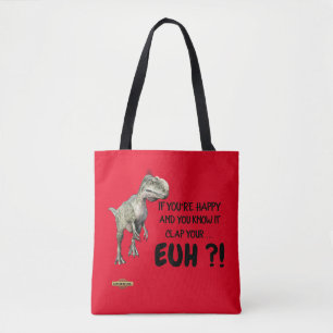 Sac fourre-tout "dinosaure heureux"