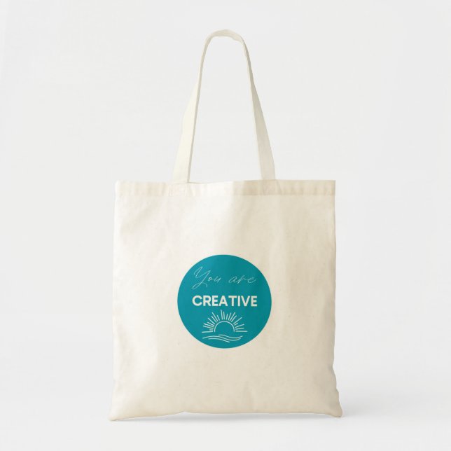 Sac fourre-tout d'inspiration créative : "Vous ête (Devant)