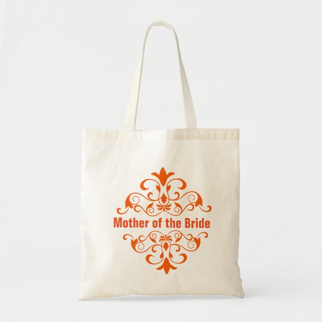 Sac fourre-tout d'Mariage de la mère orange de la  (Devant)