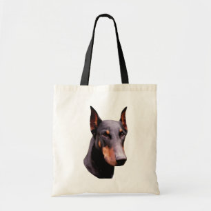 Sac fourre-tout Doberman Pinscher Face Dog