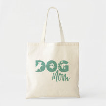 Sac fourre-tout Dog Mom - Sarcelle 