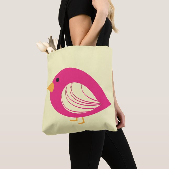 Sac fourre-tout d'oiseaux colorés et sympa (De près)