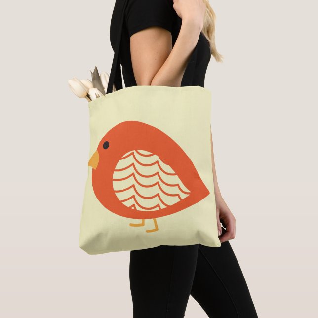 Sac fourre-tout d'oiseaux colorés et sympa (De près)