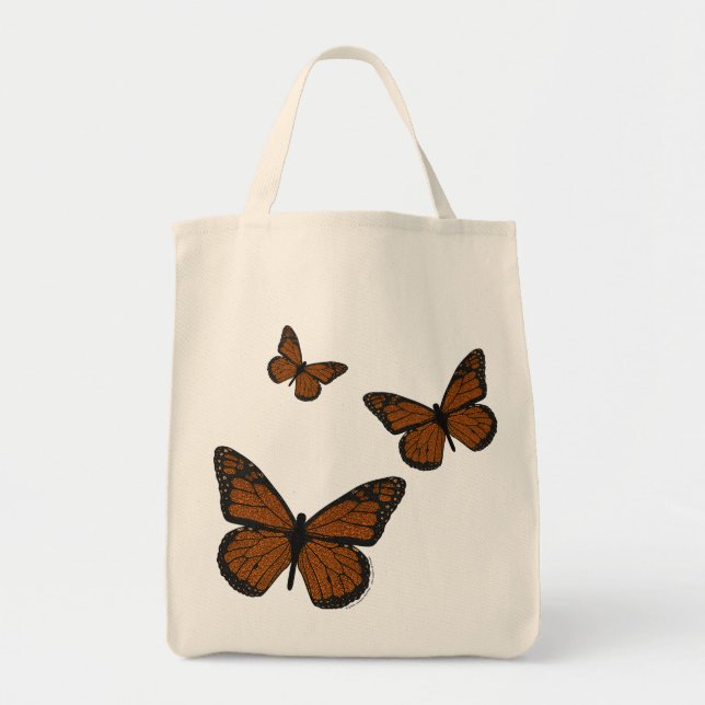 Sac fourre-tout Doodled Monarch (Devant)