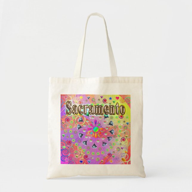 Sac fourre-tout doré Lucky de Sacramento (Devant)