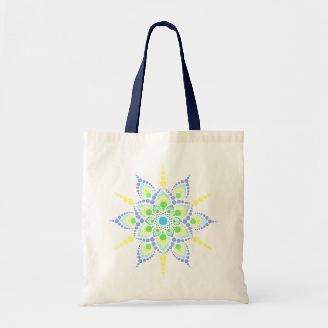 Sac fourre-tout Dot Mandala - JessyD Designs (Devant)